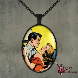 Vintage Comic Love Necklace